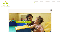 Desktop Screenshot of fundacionaspropace.org